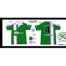 Customizable Game Jersey - Mod Loire sur Rhône - Ladies Team - Sponsor Winteam - Green